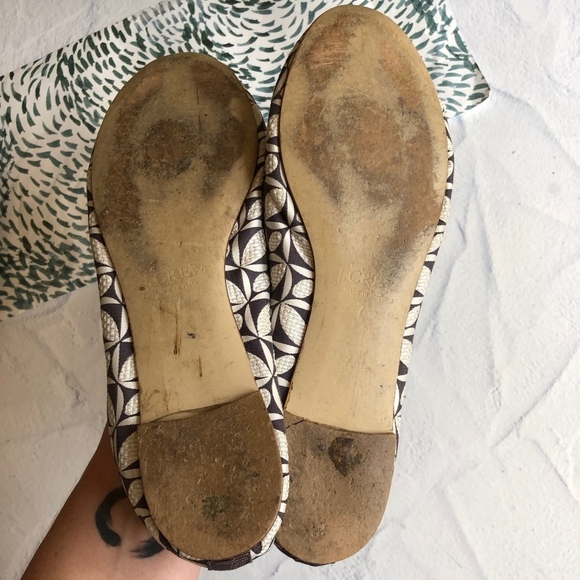 J Crew Printed Ballet Flats 7 - Picture 7 of 8
